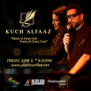 Kuch Alfaaz at The Junction in Dubai – Concerts Concerts Shop Online at Dubai Trades