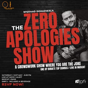 Luca Cupani- Italiano Ma Non Troppo – Comedy Events Comedy Events Shop Online at Dubai Trades 4