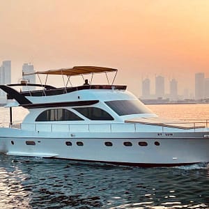 New 75ft Yacht Silver Queen V Up To 30pax For 1, 2, 3, Or 4-Hour Dubai activities Shop Online at Dubai Trades