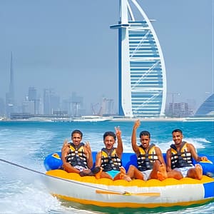 Private 60-min Group Tubing on Speedboat in Dubai at Nemo WaterSports Jet Ski Dubai & Flyboard, Dubai, United Arab Emirates Activities Shop Online at Dubai Trades 2