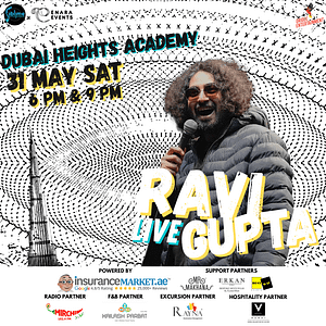 Ravi Gupta  Live in Dubai – 2025 – Comedy Events Comedy Events Shop Online at Dubai Trades