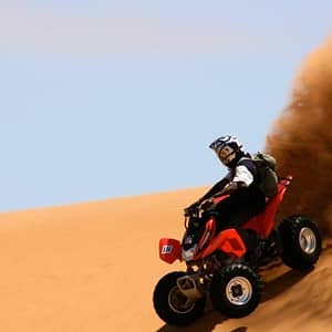 Ride, Feast, & Dance: Desert Safari With Quad Bike Ride For 1, 2, Or 4 Dubai package Shop Online at Dubai Trades