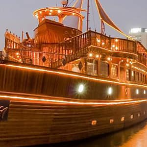 Rustar Premium Dhow Cruise Dinner For One, Two Or Four People Dubai restaurants Shop Online at Dubai Trades