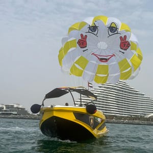 Soar Above Dubais Coastline With 30-Minute Parasailing For One Or Two Dubai activities Shop Online at Dubai Trades