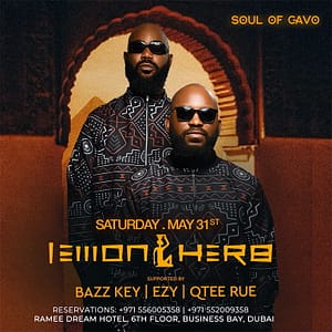 Soul of Cavo Presents Lemon & Herb Live in Dubai – Nightlife Nightlife Shop Online at Dubai Trades