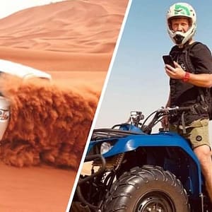 Sunset Desert Safari with Quad Bike, Sandboarding, Camel Ride + BBQ Dinner at Burj Khalifa Tower, Dubai, United Arab Emirates Activities Shop Online at Dubai Trades