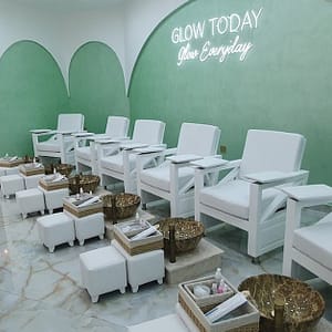 Classic Or Gelish Manicure & Pedicure W/ Optional Hair Wash & Blowdry Sharjah & N. Emirates other Shop Online at Dubai Trades