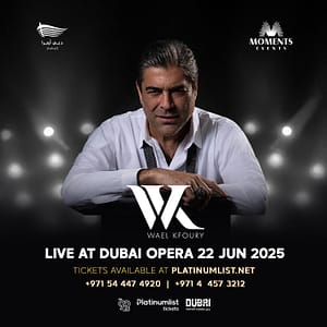 Wael Kfoury in Dubai – Concerts Concerts Shop Online at Dubai Trades