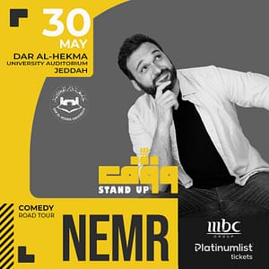Wagef! Comedian Nemr is Live in Jeddah – Comedy Events Comedy Events Shop Online at Dubai Trades