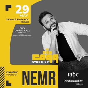Wagef! Stand Up Comedian Nemr is Live in Riyadh – Comedy Events Comedy Events Shop Online at Dubai Trades