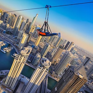 XLine Dubai Marina – The Longest Urban Zipline in The World – XDubai Attractions Travel, Activities & Events Shop Online at Dubai Trades