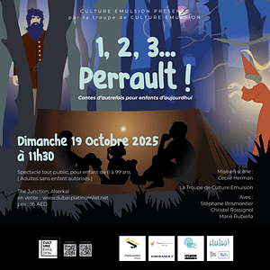 1, 2, 3 PERRAULT at The Junction in Dubai – Shows and Theatrical Plays Shows and Theatrical Plays Shop Online at Dubai Trades