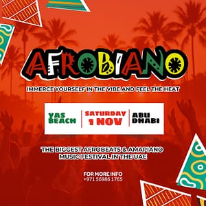 Afrobiano Festival at Yas Beach in Abu Dhabi – Nightlife Nightlife Shop Online at Dubai Trades