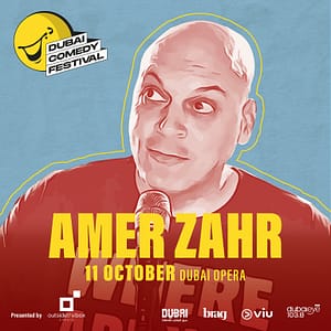 Amer Zahr Live at Dubai Comedy Festival 2025 – Dubai Comedy Festival Dubai Comedy Festival Shop Online at Dubai Trades