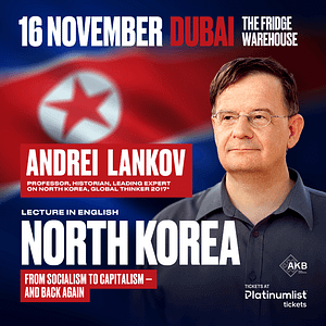 Andrei Lankov With the Lecture “North Korea: From Socialism to Capitalism — and a Little Bit Back” in Dubai – Seminar Seminar Shop Online at Dubai Trades
