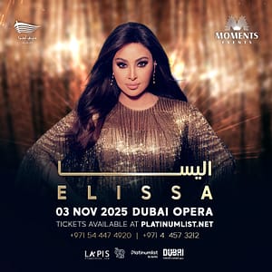 Elissa in Dubai – Concerts Concerts Shop Online at Dubai Trades
