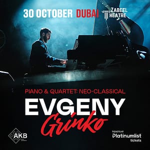 Evgeny Grinko Show at Zabeel Theatre in Dubai – Classical Events Classical Events Shop Online at Dubai Trades