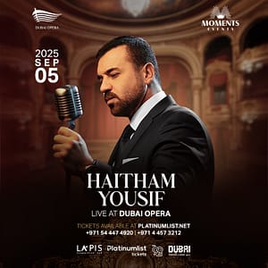 Haitham Yousif in Dubai – Concerts Concerts Shop Online at Dubai Trades 2