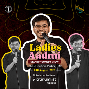 Ladies Aadmi ft. Vivek Samatani Live at The Junction in Dubai – Comedy Events Comedy Events Shop Online at Dubai Trades