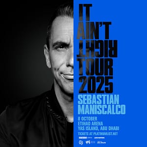 Sebastian Maniscalco: It Ain’t Right Tour at Etihad Arena – Shows and Theatrical Plays Shows and Theatrical Plays Shop Online at Dubai Trades