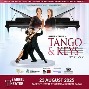 Tango & Keys at Zabeel Theatre, Dubai – Comedy Events Comedy Events Shop Online at Dubai Trades