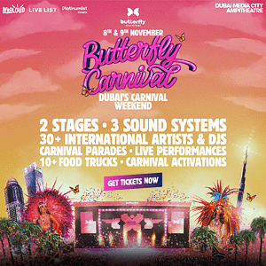 Butterfly Carnival 2025 at Media City Amphitheatre, Dubai – Festival Festival Shop Online at Dubai Trades