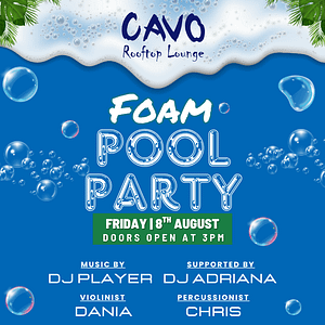 Foam Pool Party at Cavo Rooftop Bahrain – Nightlife Nightlife Shop Online at Dubai Trades