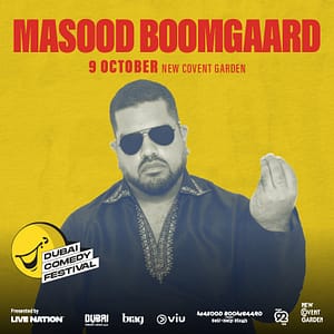 Masood Boomgaard Live at Dubai Comedy Festival – Dubai Comedy Festival Dubai Comedy Festival Shop Online at Dubai Trades