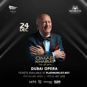 Omar Khairat in Dubai – Classical Events Classical Events Shop Online at Dubai Trades