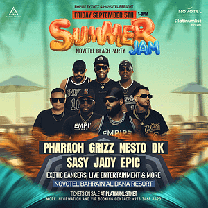 Summer Jam – Novotel Beach Party – Nightlife Nightlife Shop Online at Dubai Trades