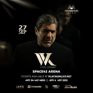 Wael Kfoury in Abu Dhabi – Concerts Concerts Shop Online at Dubai Trades