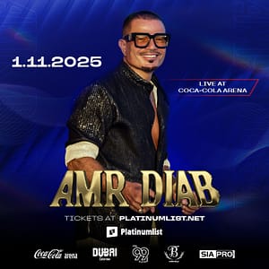 Amr Diab in Dubai – Concerts Concerts Shop Online at Dubai Trades