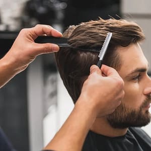 Mens Grooming Package At Wajh Al Qamar Gents Saloon HAIRDRESSER Shop Online at Special Price from Dubai Trades