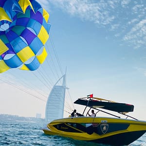 Soar Above Dubais Coastline With 30-Minute Parasailing For One Or Two WATER SPORTS Shop Online at Special Price from Dubai Trades