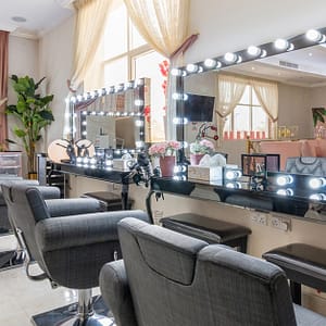 Wash, Trim And Blow-Dry With Optional Hot Oil Treatment Or Root Colour HAIRDRESSER Shop Online at Special Price from Dubai Trades