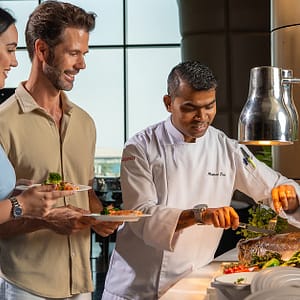 5* Saturday Brunch With Soft Drinks For One Child Or Up To Four Adults Shop Online at Special Price from Dubai Trades