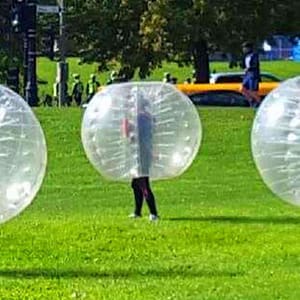 Bounce, Roll & Score: Bubble Soccer Game Experience For One Or Two LEISURE SPORTS Shop Online at Special Price from Dubai Trades