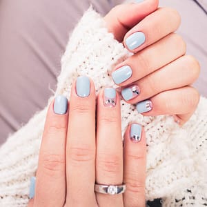 Classic Or Gelish Mani-Pedi Or Nail Extensions For A Polished Look NAILS Shop Online at Special Price from Dubai Trades