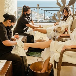 Enjoy A Haircut And Wash Or Pedicure And Manicure At Home NAILS Shop Online at Special Price from Dubai Trades