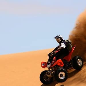 Ride, Feast, & Dance: Desert Safari With Quad Bike Ride For 1, 2, Or 4 MOTOR SPORTS Shop Online at Special Price from Dubai Trades