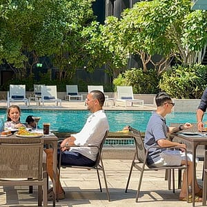 5* Saturday & Sunday Brunch W Beverages & Pool Access-child Or Adults Shop Online at Special Price from Dubai Trades