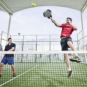 60, 90 Or 120 Min Padel Session @8 Am – 12 Am Or 3 Pm – 11 Pm LEISURE SPORTS Shop Online at Special Price from Dubai Trades