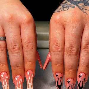 Acrylic Nail Extensions W Classic Or Gelish Color & Optional Pedicure NAILS Shop Online at Special Price from Dubai Trades