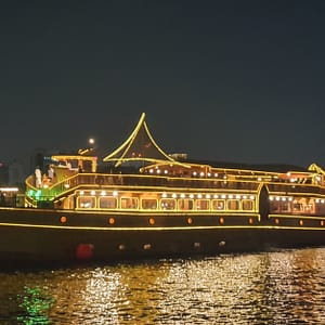 Get 2-hours Creek 5* Dinner Dhow Cruise For One, Two, Or Four Adults EXPERIENCE RESTAURANTS Shop Online at Special Price from Dubai Trades