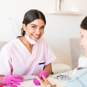 Indulge In Classic, Gel, Or French Manicure And Pedicure Services NAILS Shop Online at Special Price from Dubai Trades
