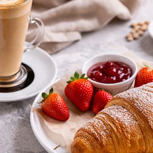 Choice Of Hot Or Cold Drink + Fresh Bakery Or Pastry RESTAURANT Shop Online at Special Price from Dubai Trades