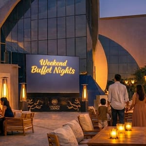 Weekend Dinner Buffet With Live Bbq, Entertainment & Kids Activities Shop Online at Special Price from Dubai Trades