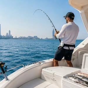4-hour Private Luxury Yacht “”deep Sea”” Fishing Experience WATER SPORTS Shop Online at Special Price from Dubai Trades