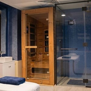 Infrared Sauna + Relaxation, Hot Stone & Aromatherapy STEAM BATH Shop Online at Special Price from Dubai Trades