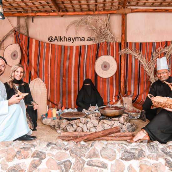 Ethnic Emirati Cuisine at Al Khayma Heritage House at Al Khayma Heritage House, Dubai, United Arab Emirates Food & Drink Shop Online at Dubai Trades 3